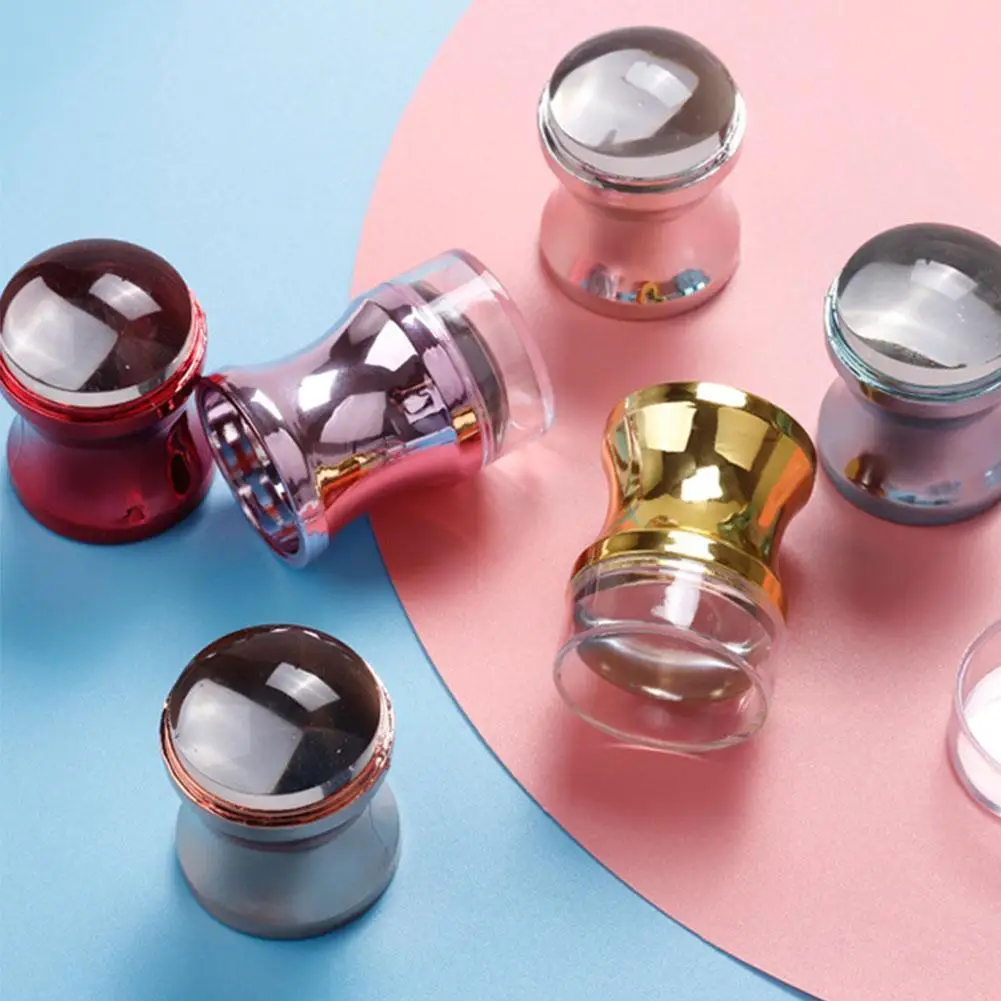 

3pcs Clear Silicone Nail Stamper Scraper Set Jelly Nail Art Stamp Polish Print Transfer For Stamping Plate Template Tools