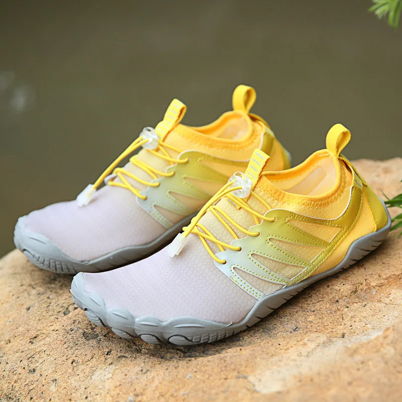 2021 Summer Quick Dry Barefoot Shoes Breathable Waterproof Aqua Shoes Non-slipman Hiking Shoes Lightweight Rubber Upstream Shoes