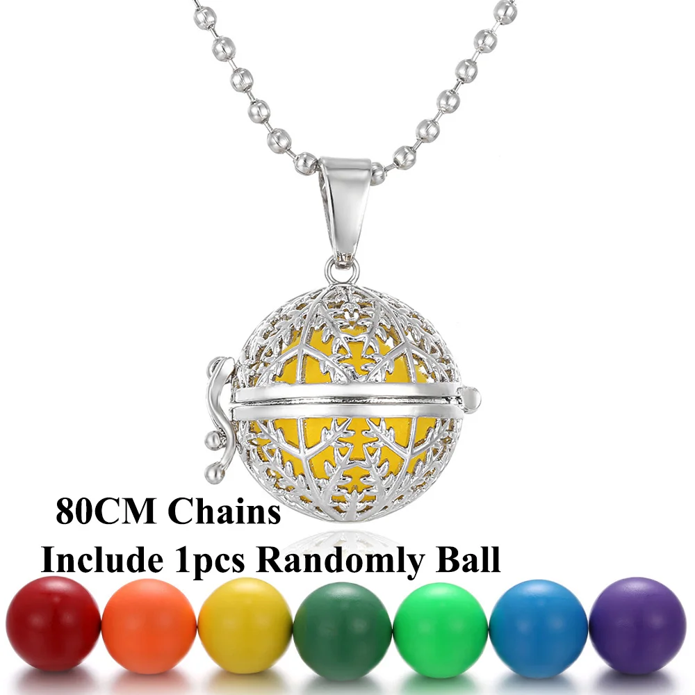 16 мм многоцветный Музыкальный шар Ангел гармония вызывающий ароматерапия полые