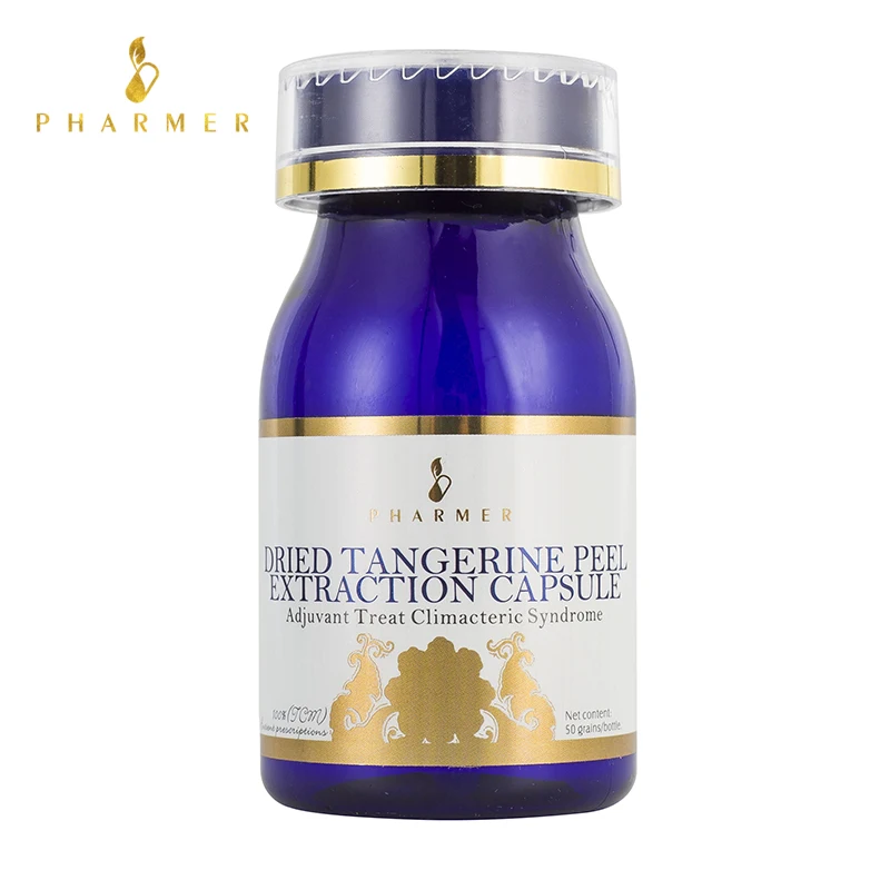 

Pharmer Dried Tangerine Peel Extraction Capsule, Adjuvant Treat Climacteric Syndrome, Cure Not thinking about mood swings, 50pcs