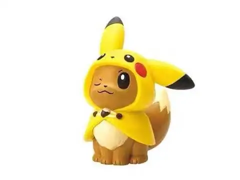 6 шт. новейшие оригинальные капсулы Pokemon фигурка Пикачу Ibu маленький Огненный