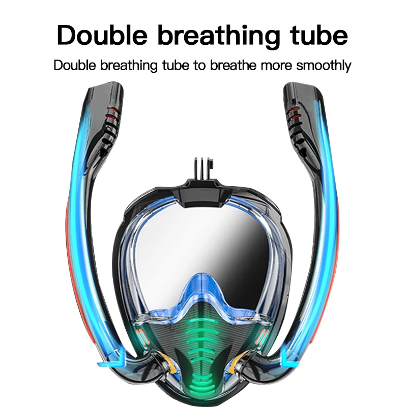 Маски для подводного плавания на все лицо 2020 маски дайвинга незапотевающие