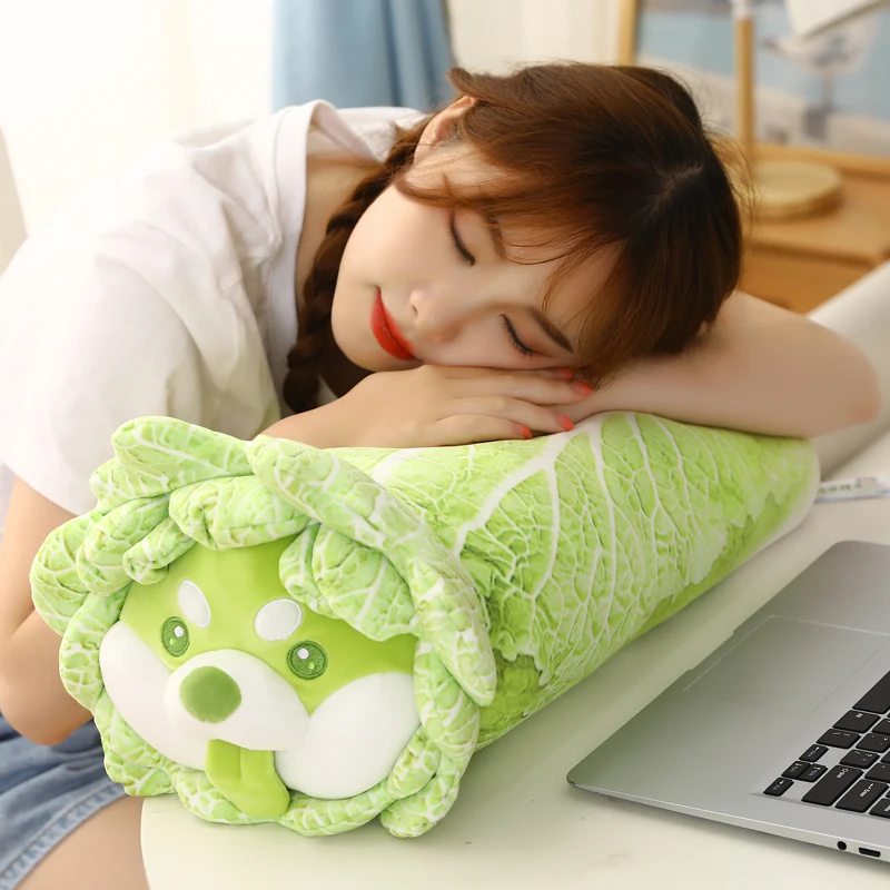 Сказочная плюшевая игрушка в виде овощей 40/90 см японская капуста собака пушистые