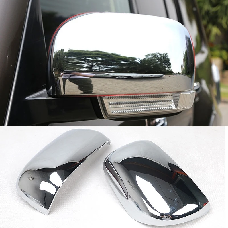 

ABS Chrome Side Mirror Decorative Covers Trims for Mitsubishi Pajero 2007-2019