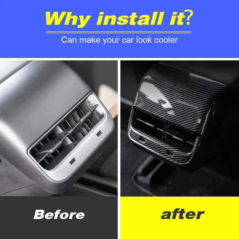 Задняя крышка воздуховыпускного отверстия автомобиля Vtear задний подлокотник