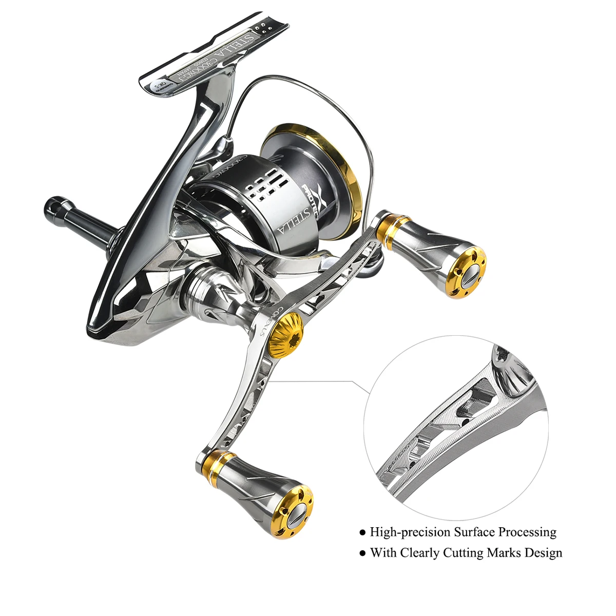Gomexus CNC двойная ручка 98 мм для Shimano-член CI4 светильник подходит высоких карманов