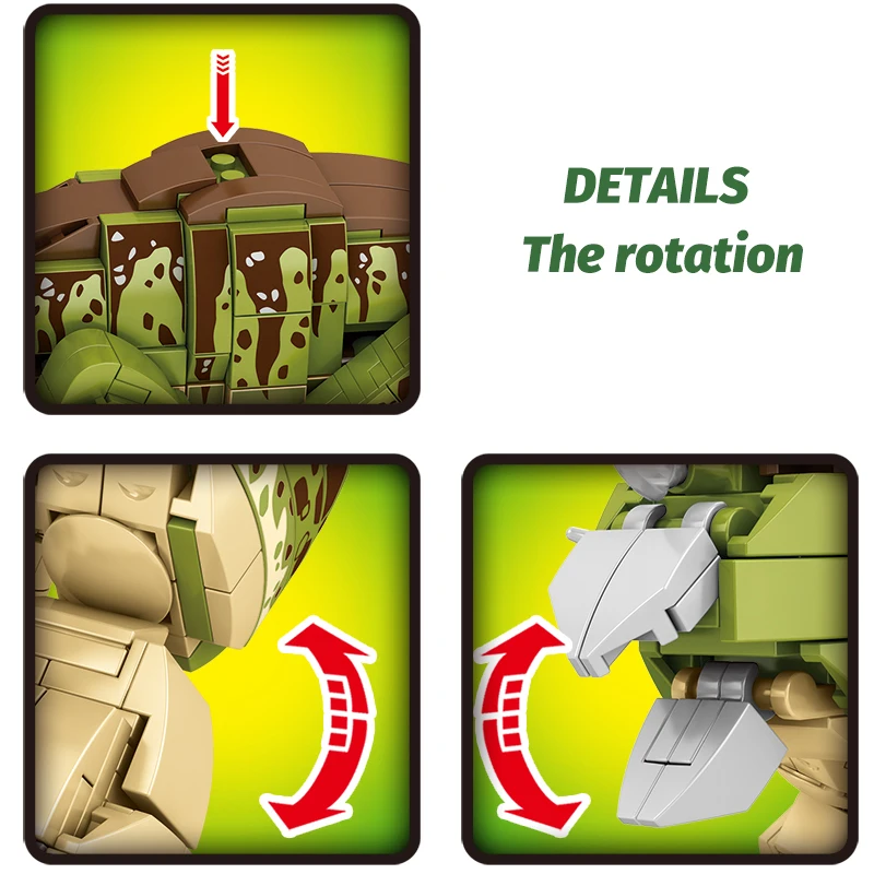 

City Creator Mechanical Jurassic Dinosaur Building Blocks Technical Car Motorcycle Model Figures Bricks Toys for Children Gifts