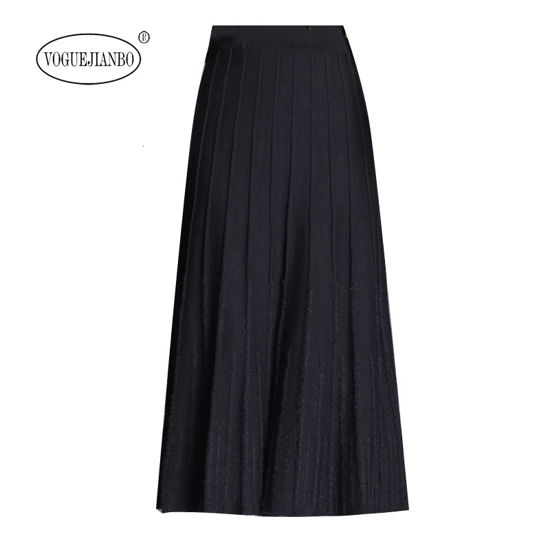 

2019 winter new knitted skirt large splicing imitation crepe-print sexy skirt vestidos elegantes office clothes tailleur jupe