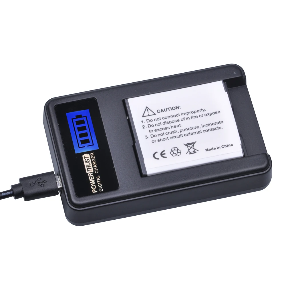 PowerTrust NP BG1 NPBG1 батарея + ЖК зарядное устройство USB для Sony DSC H3 H7 H9 H10 H20 H50 H55|Цифровые