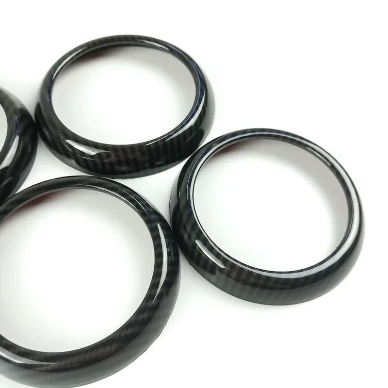 ABS углеродное волокно стиль кондиционера выпускное кольцо отделка 5 шт. для Mercedes