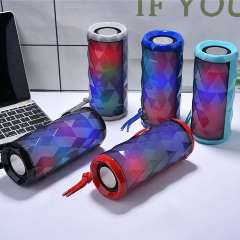 TG167 LED красочные огни громкой связи Bluetooth динамик FM радио Открытый Портативный