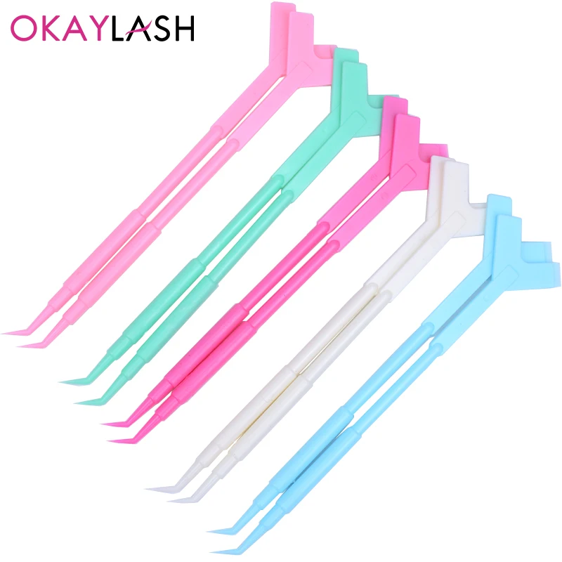 

Стержень для завивки ресниц OKAYLASH, 10 шт./лот, расческа для длинных ресниц