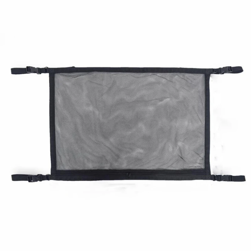 

Car Ceiling Storage Net Pocket - Universal Car Roof Interior Luggage Net Bag With Zipper, Trunk Storage Interior Accessories