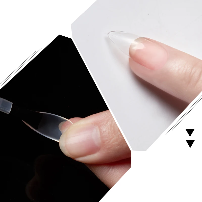 Круглые накладные ногти полное покрытие Набор накладных ногтей нажимные пальцы