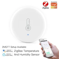 tuya smart zigbee 3 0 smart temperature and humidity sensor battery powered security with tuya smart life app alexa google home