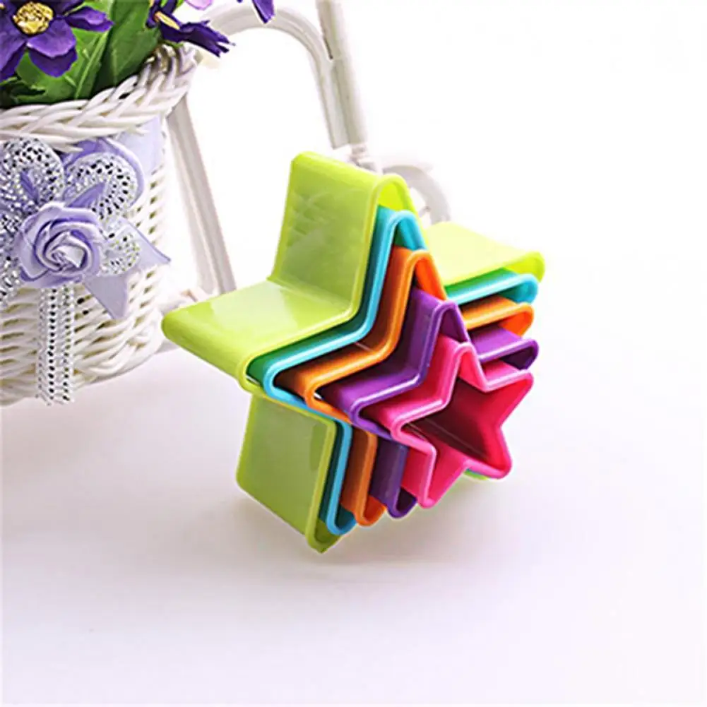 

5Pcs Fondant Cake Cookie Cutters Decorating Molds Tool Set Kitchen Supplies