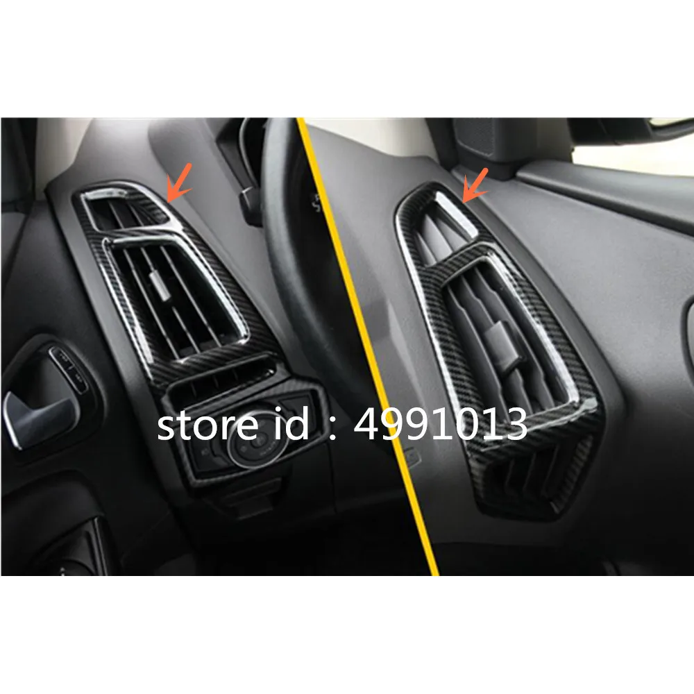 Для Ford Focus 2018 2019 2020 кузов автомобиля ABS Серебряный Стайлинг внутренняя