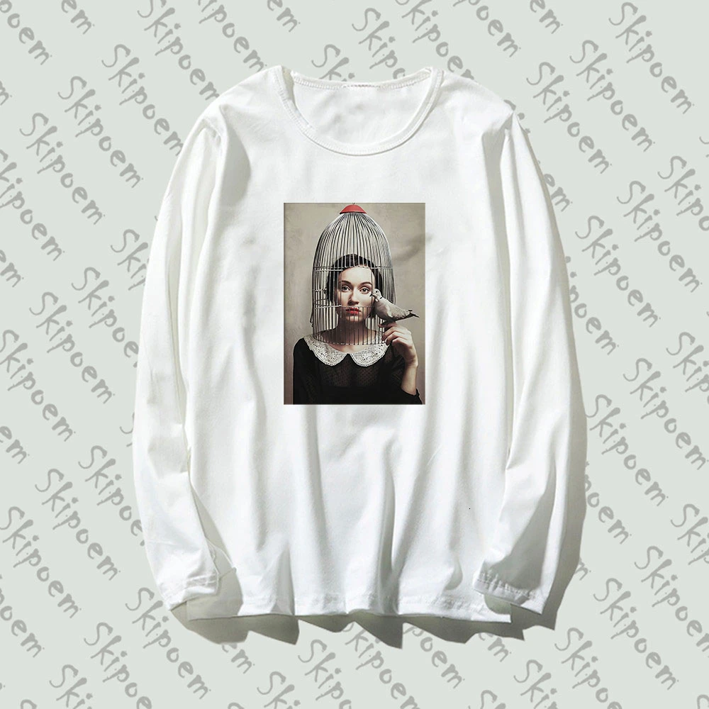 Женская футболка в клетку Эстетическая винтажная Harajuku Готическая панк размера