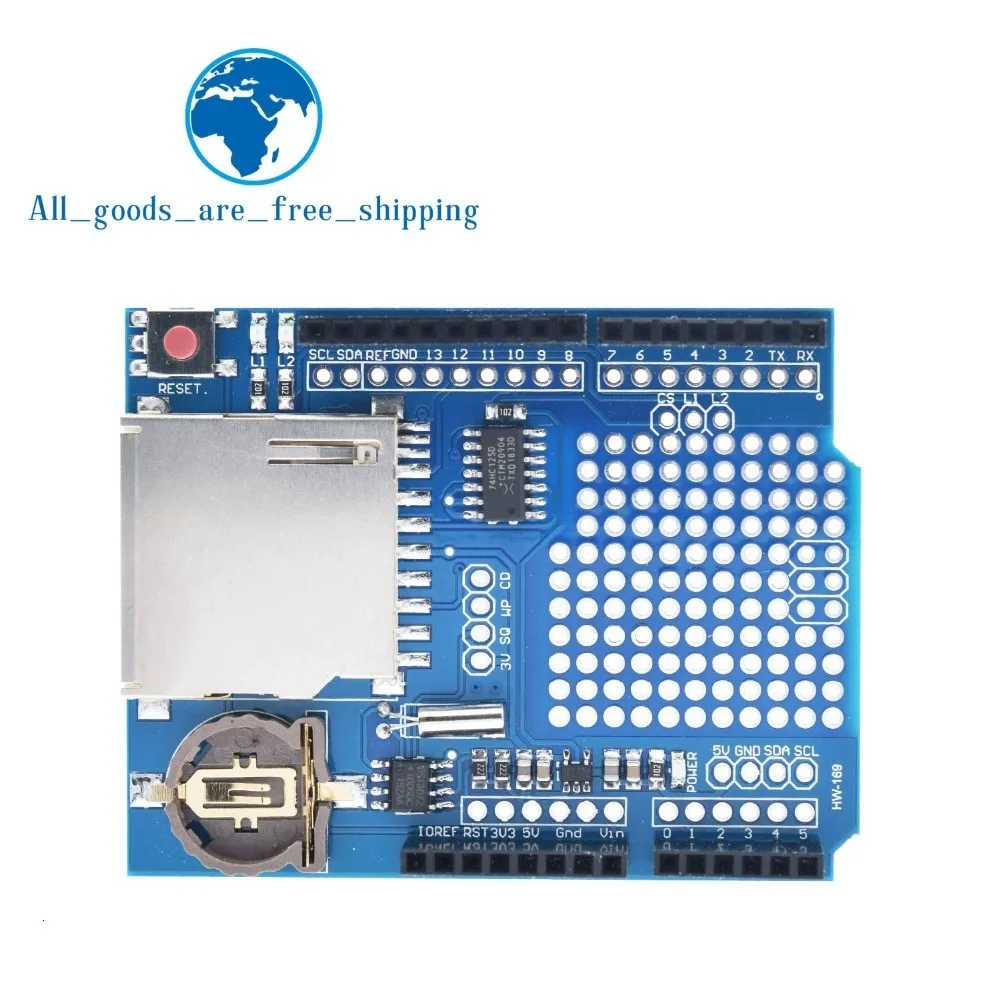 TZT регистратор данных модуль регистрации регистратор щит V1.0 для Arduino UNO SD карты