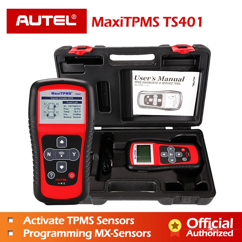 Autel TS401 TPMS диагностический инструмент Копия ID 315 МГц 433 датчик активации