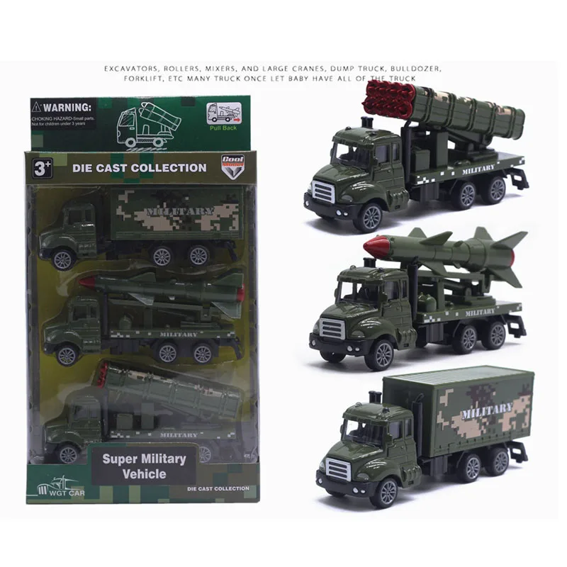 3 шт./компл. 1:64 Комплект из трех частей сплава-пожарная техника грузовик для