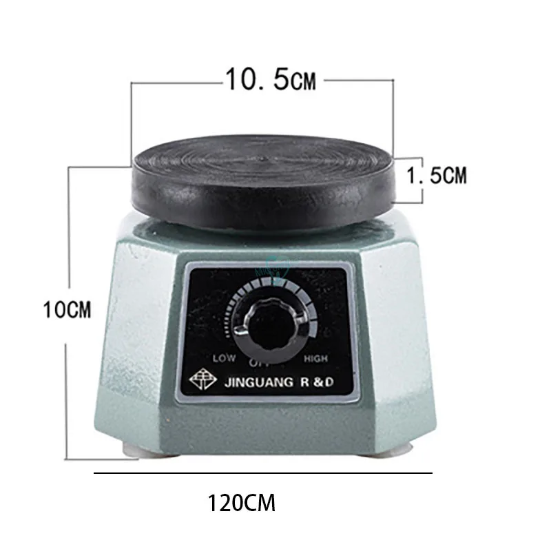 1pcs Dental Plaster Vibrator Round Gypsum Variable Intensity Shaker Oscillator for Dental Lab Equipment