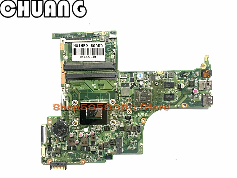 Для HP Pavilion 15 AB материнская плата для ноутбука 844805 601 501 001 DA0X21MB6D0 A10 8780P процессор 100%