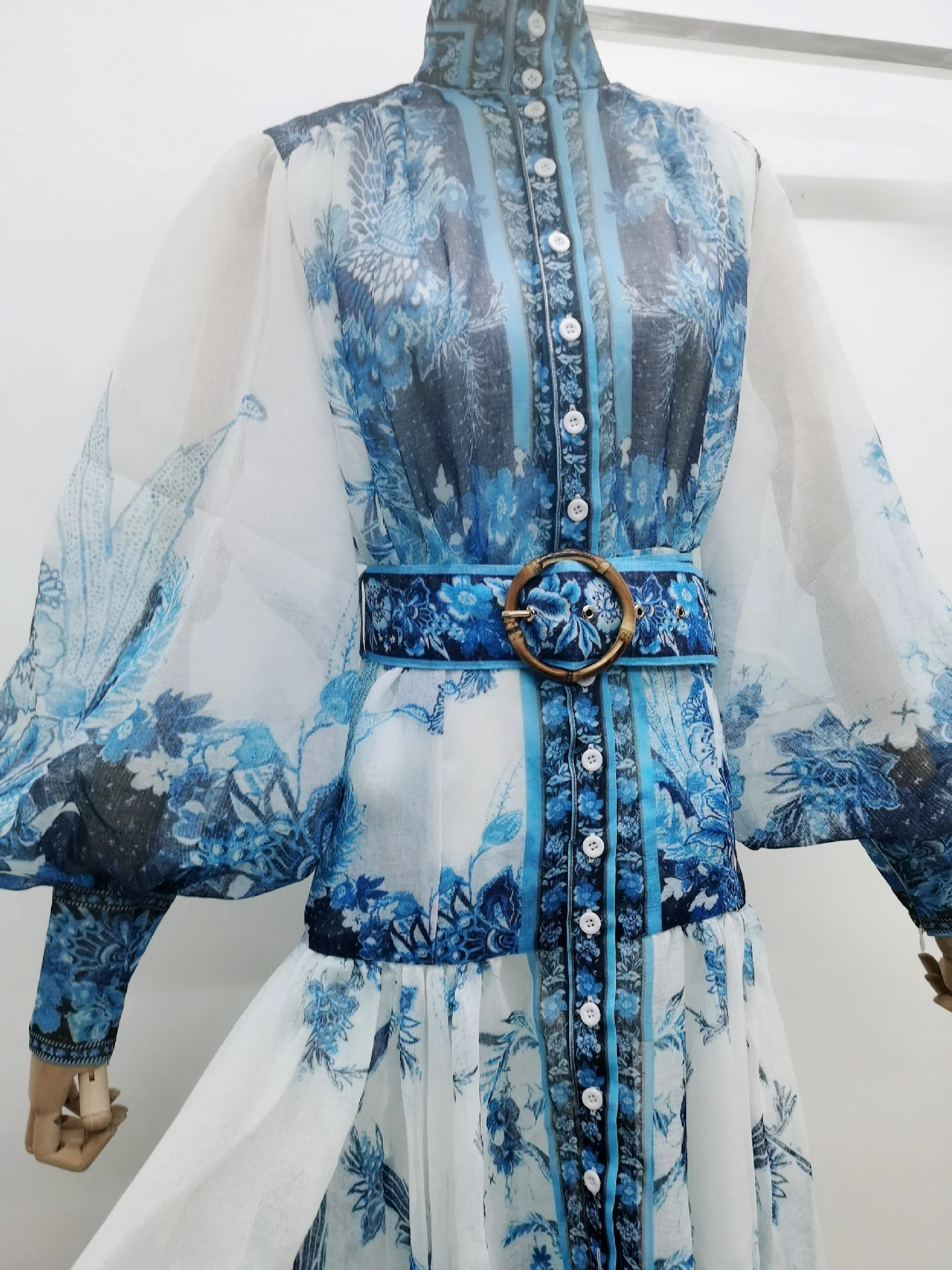 

GVUW Floral Print Dresses Women's Midi Speyer's New Long Print Dress In Autumn Is Really Beautiful This Season KB8061