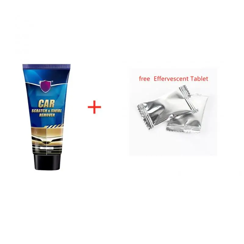 

Car Scratch Swirl Repair Cream Polishing Wax Anti Scratch Cream Repair Tools Car Scratch Repair Cream Free Effervescent Tablet