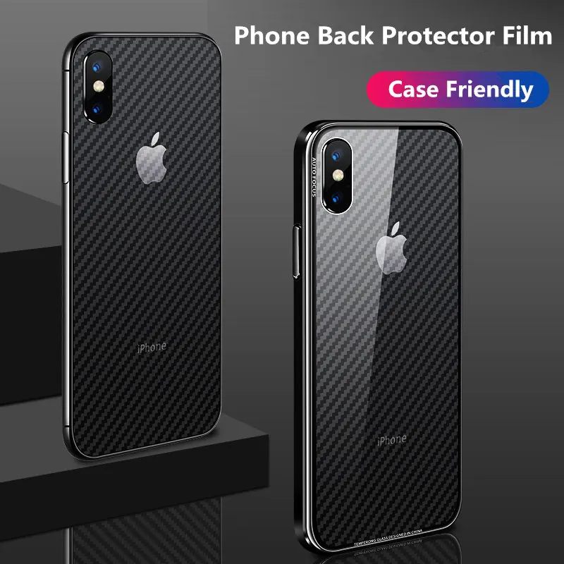 Прозрачная 3D защитная пленка из углеродного волокна для iPhone 11 Pro 5 5S 6 6S 7 8 Plus X XR XS Max задняя крышка экрана