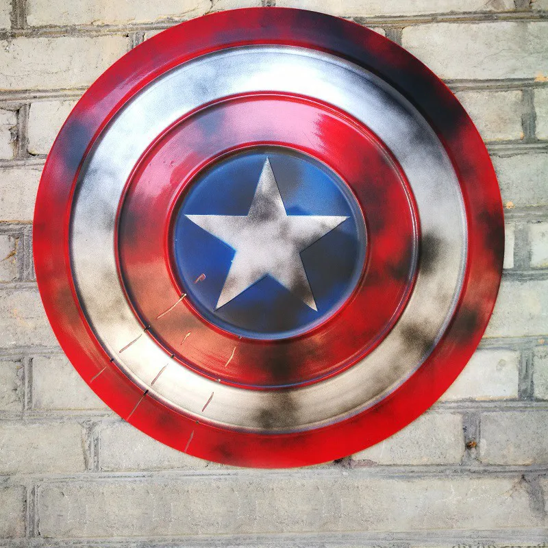 Мстители Endgame Капитан Америка Стив Роджерс щит Косплей Опора металлический