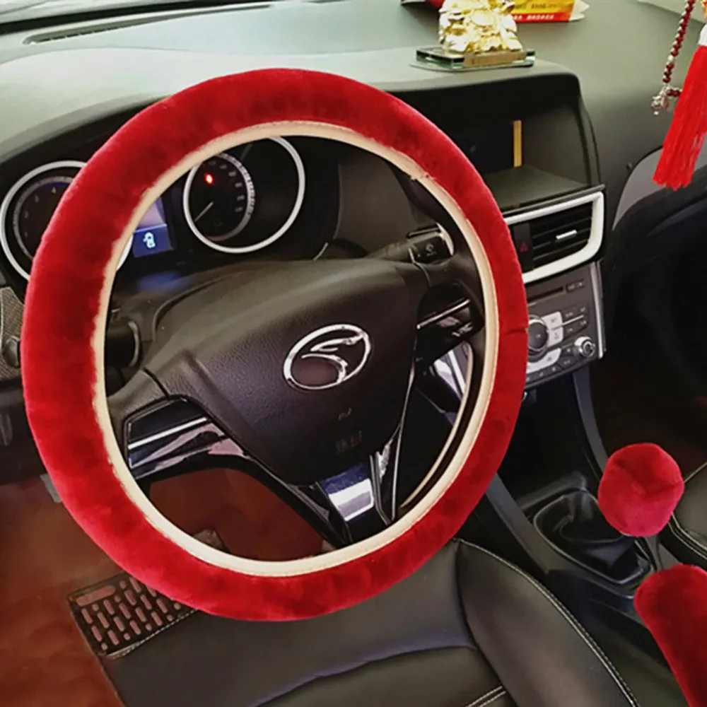 3 шт./компл. Универсальный плюшевый высококачественный мягкий чехол на руль