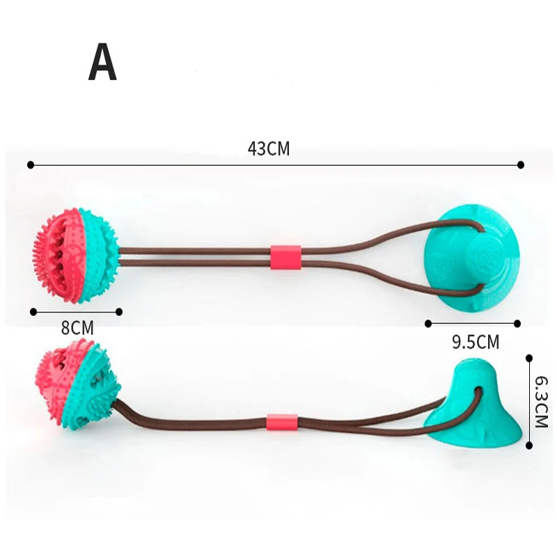 Игрушки для домашних животных силиконовые чашки всасывания канат собачья