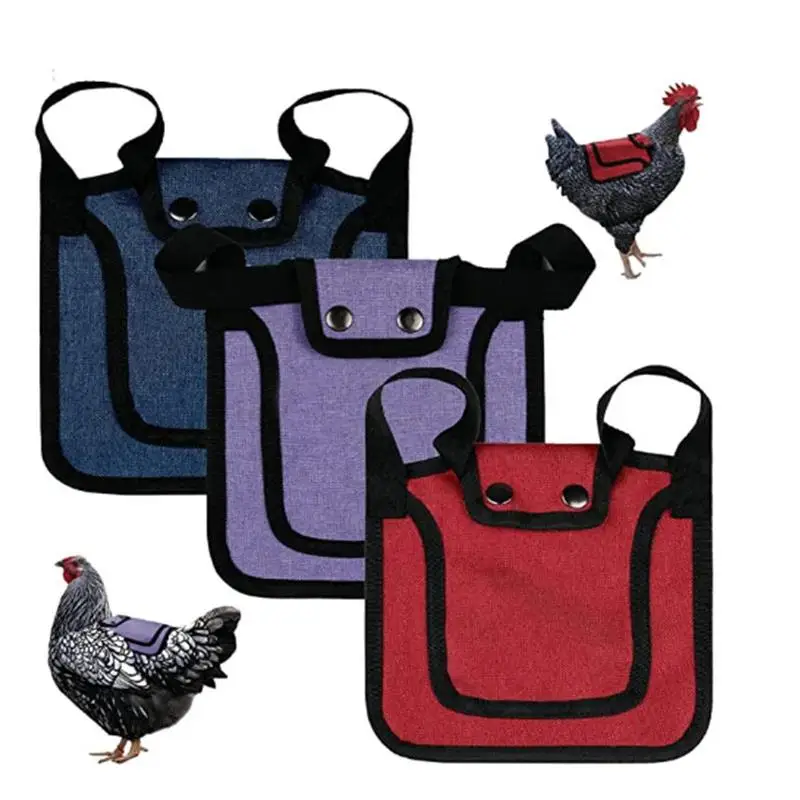

Chicken Saddles with Adjustable Strap Hen Saddle Wings Protector for Back and Sides