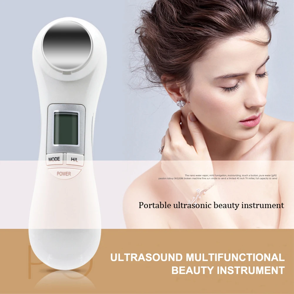 Мезотерапия для лица двойная головка RF радиочастотный светодиодный фотонный