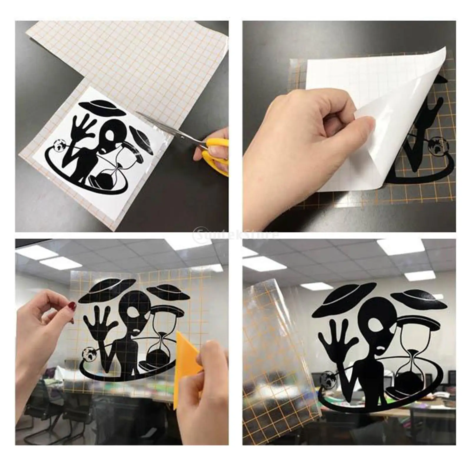 Виниловая переводная бумажная лента рулон клея Cricut 12x79 дюймов прозрачная