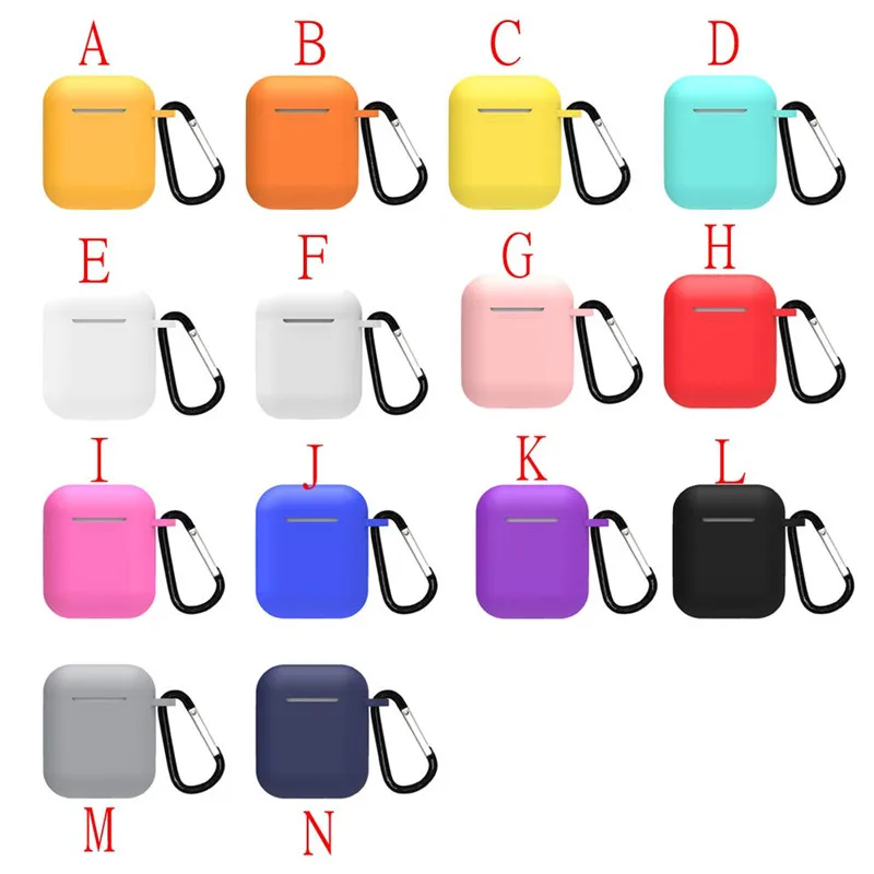 Мягкий силиконовый мини чехол для Apple Airpods противоударный гарнитура AirPods