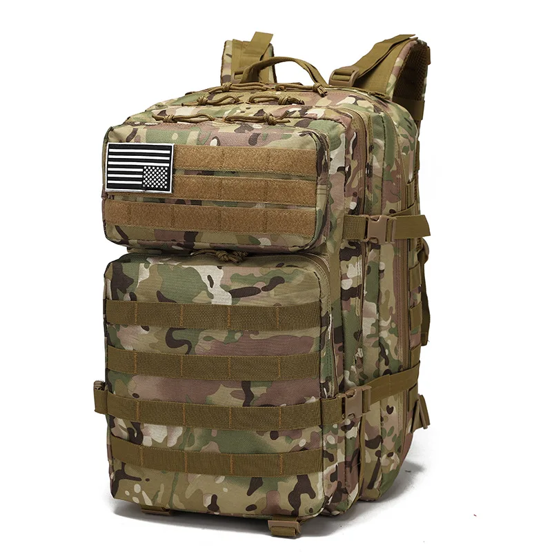 45L Тактический Рюкзак Военная армейская штурмовая сумка для улицы 3P EDC Molle пакет для мужчин для треккинга кемпинга охоты большой емкости сумки