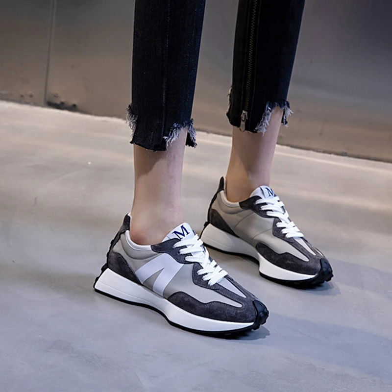 Женская обувь Новинка осени 2020 спортивная женская Корейская версия дикой