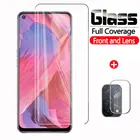 2 в 1 Экран защитный Стекло высококачественный защитный чехол для Oppo A74 A54 5G закаленный протектор Камера объектив пленка для Oppo A 74 54 защитный Стекло