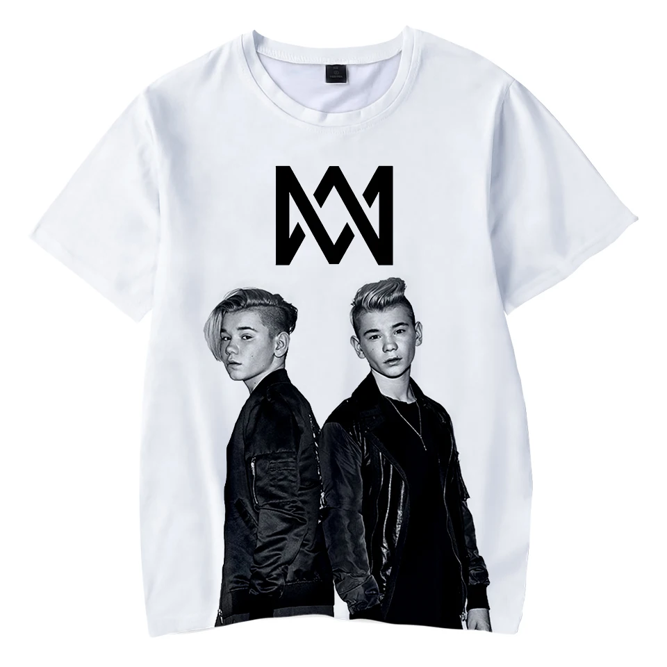 

3D Marcus and Martinus Print T-shirt Fashion Men/women Short Sleeve Shirts Casual Hip Hop Streetwear Clothes Trendy Tops