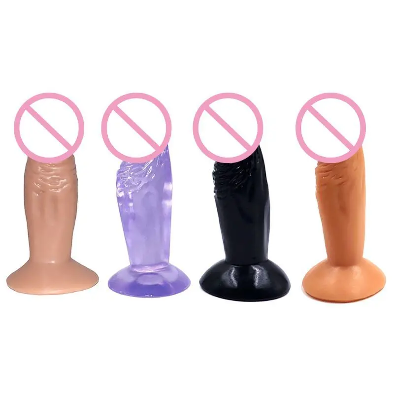 Высокое качество Новые Реалистичные Мини-дилдо с присоской пенис Анальная