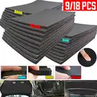 Автомобильные звукоизоляционные накладки, шумоизоляция двигателя хлопчатобумажные коврики, 6810 мм, 30 х50 см