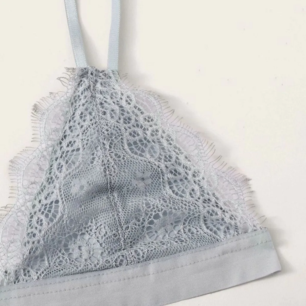 Женский кружевной бюстгальтер без косточек с V образным вырезом|Спортивный