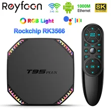 T95 Plus Smart TV Box Android 11 8GB RAM 64GB Rockchip RK3566 Support 4K Wifi 1000M 4GB 32GB Media Player T95Plus Set top Box