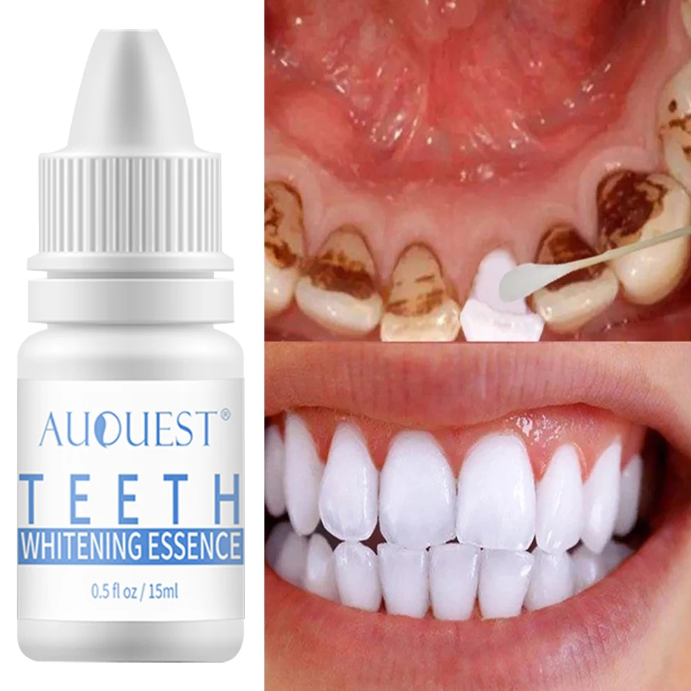 

15ml Teeth Whitening Serum Cleans Mouth Freshens Breath Remove Tooth Yellow Stains Brighten Teeth Oral Hygiene Dental Tools