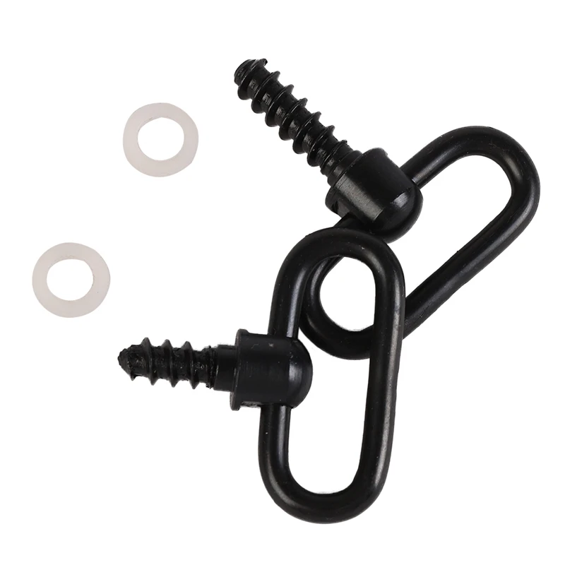 

2PCS QD Sling Swivels Quick-unloading Shoulder Strap Ring Buckle Tactical Bracket Screws Airsoft Hunting Gun Buckle Set QHOE