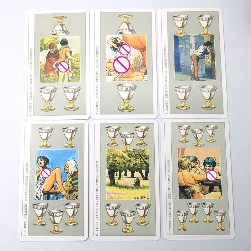 

Decameron Tarots 78-Card Deck Full English Oracle Cards Friends Party Board Game Dropshipping