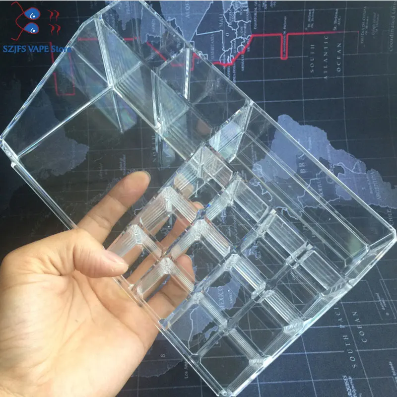 

Electronic Cigarettes Storage rack display stand holder base for e-liquid mods e cigarette organizer Storage boxReceive Case