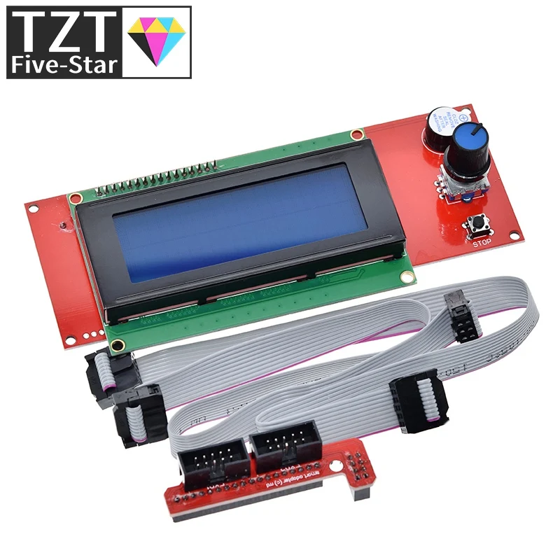 

ЖК-контроллер для 3D-принтера 2004, с разъемом для SD-карты, для Ramps 1,4, Reprap Display, для 3D-принтера
